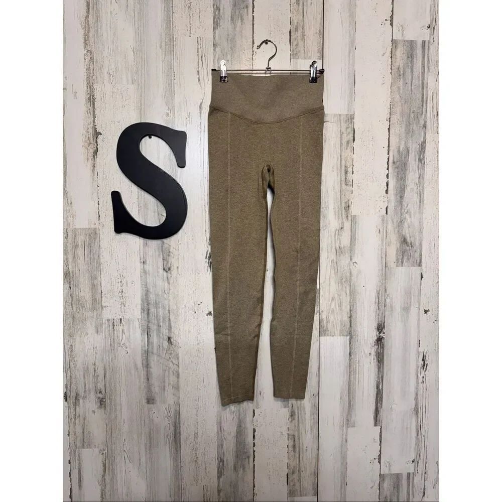 Victoria’s Secret PINK Active Leggings Womens Small Olive High Waisted Workout P